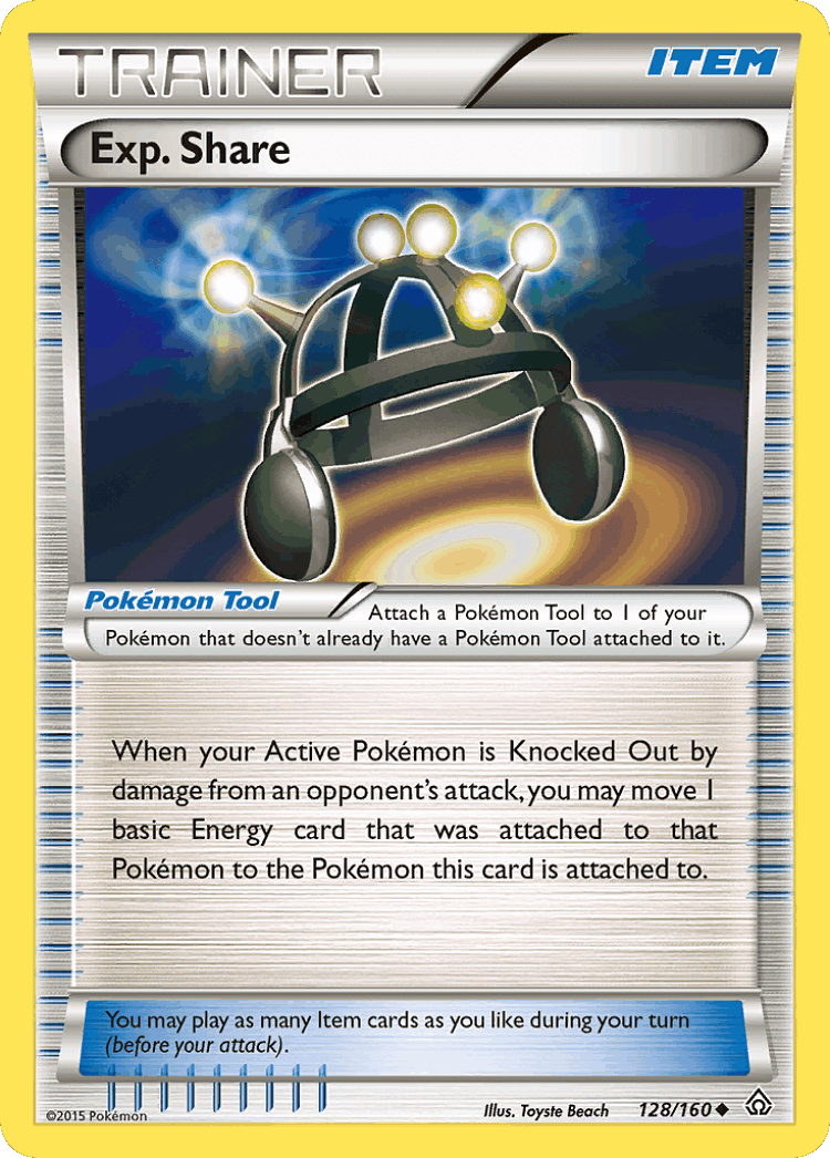 Exp. Share #128 from Primal Clash - Uncommon - Illustrated by Toyste Beach