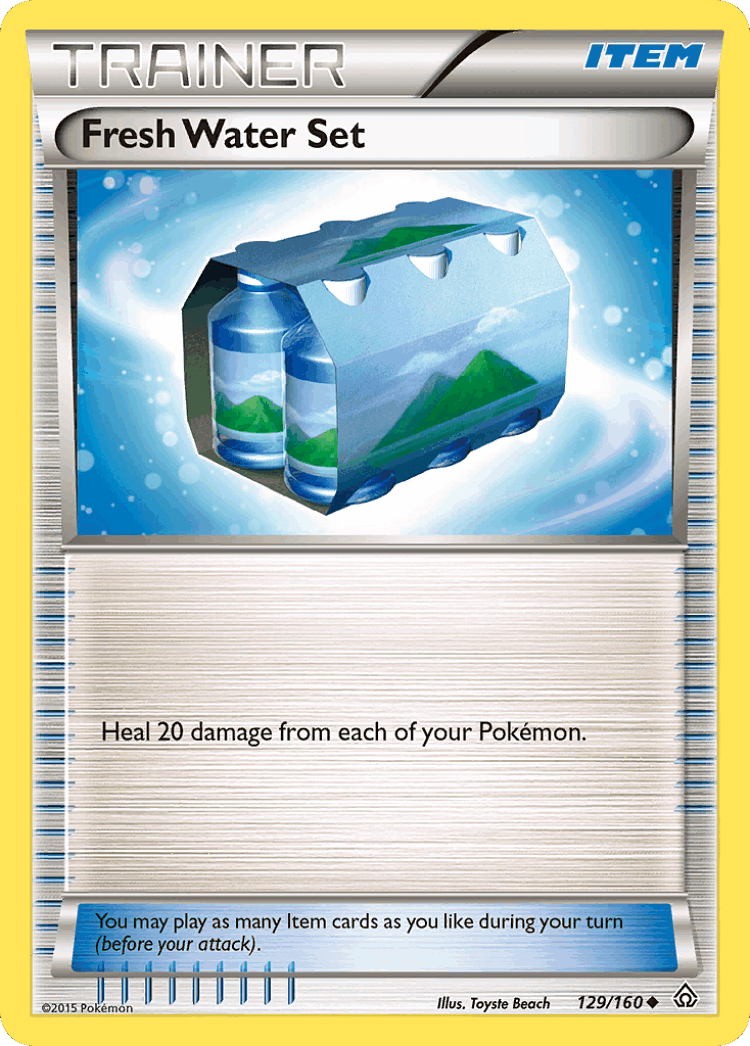 Fresh Water Set #129 from Primal Clash - Uncommon - Illustrated by Toyste Beach