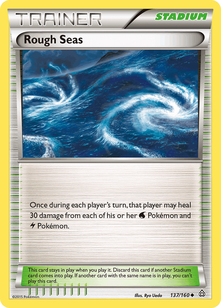 Rough Seas #137 from Primal Clash - Uncommon - Illustrated by Ryo Ueda