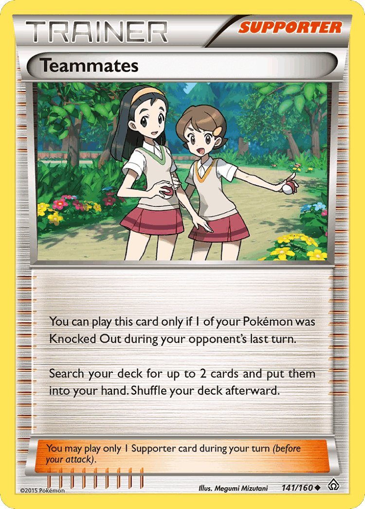 Teammates #141 from Primal Clash - Uncommon - Illustrated by Megumi Mizutani