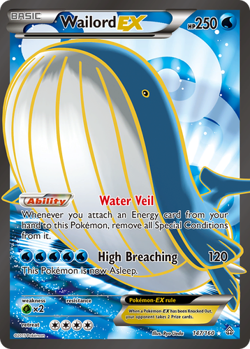 Wailord-EX 147, Primal Clash