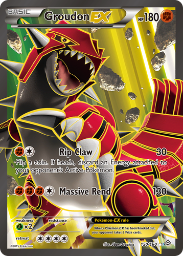 Groudon-EX 150, Primal Clash