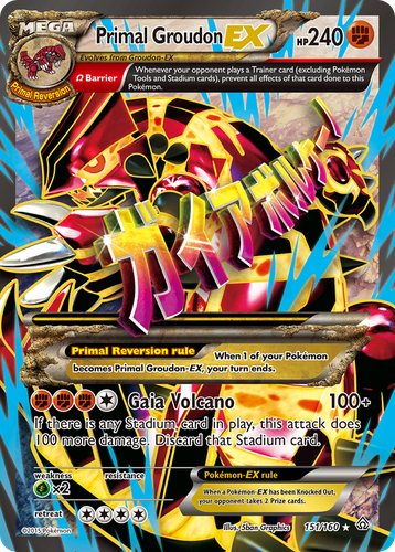 Primal Groudon-EX 151, Primal Clash