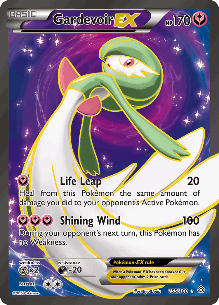 Gardevoir-EX #155 from Primal Clash - Rare Ultra - Illustrated by Ryo Ueda