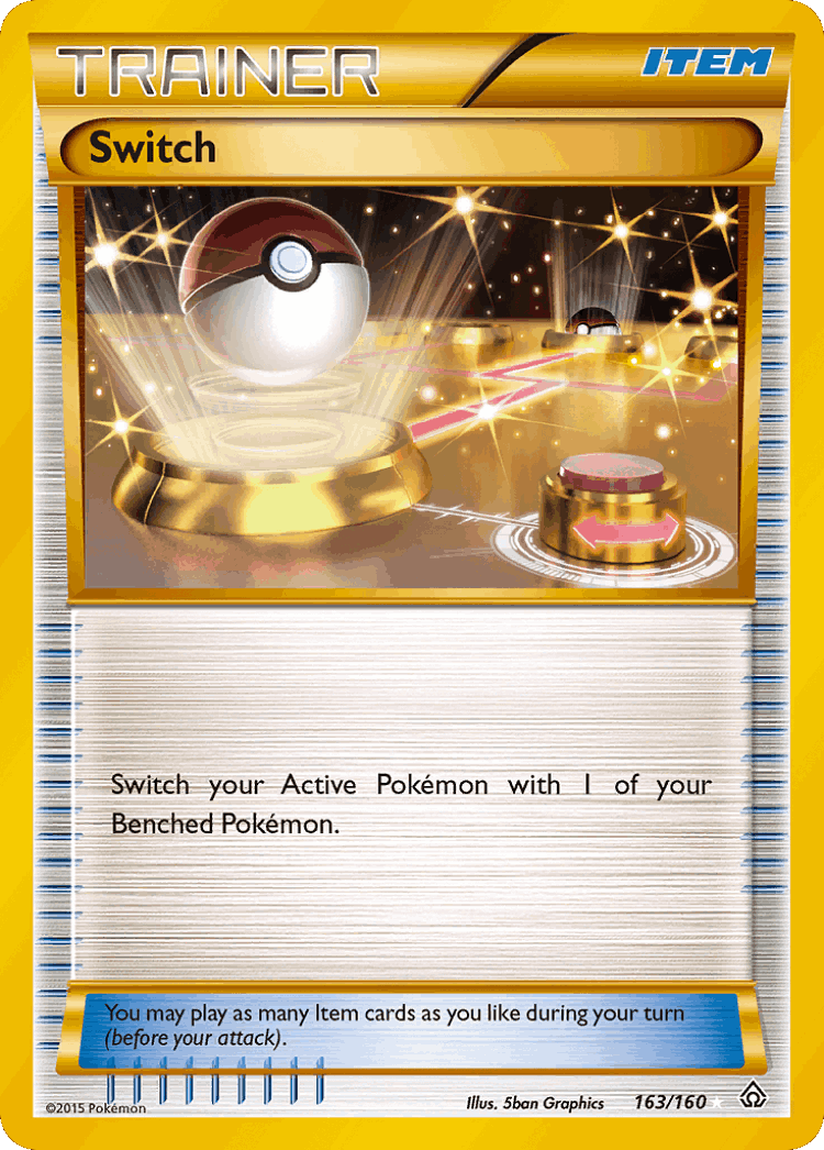 Switch #163 from Primal Clash - Rare Secret - Illustrated by 5ban Graphics