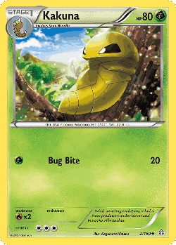 Kakuna Pokémon TCG card art