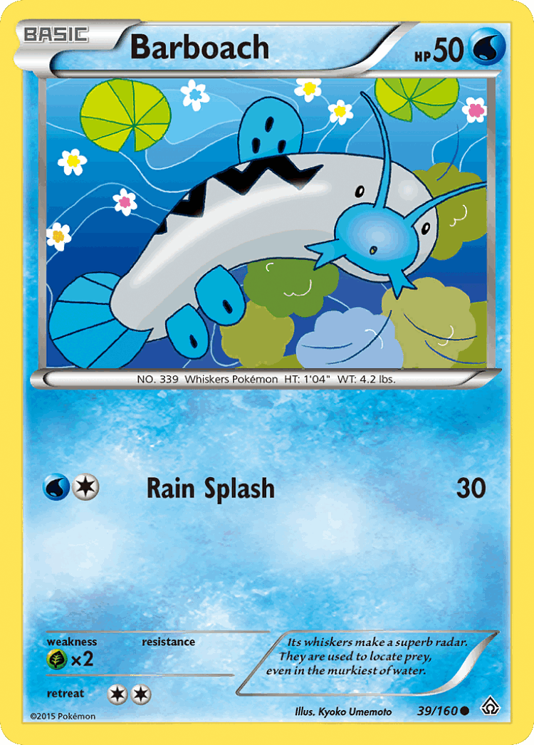 Barboach #39 from Primal Clash - Common - Illustrated by Kyoko Umemoto