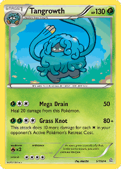 Tangrowth Pokémon TCG card art