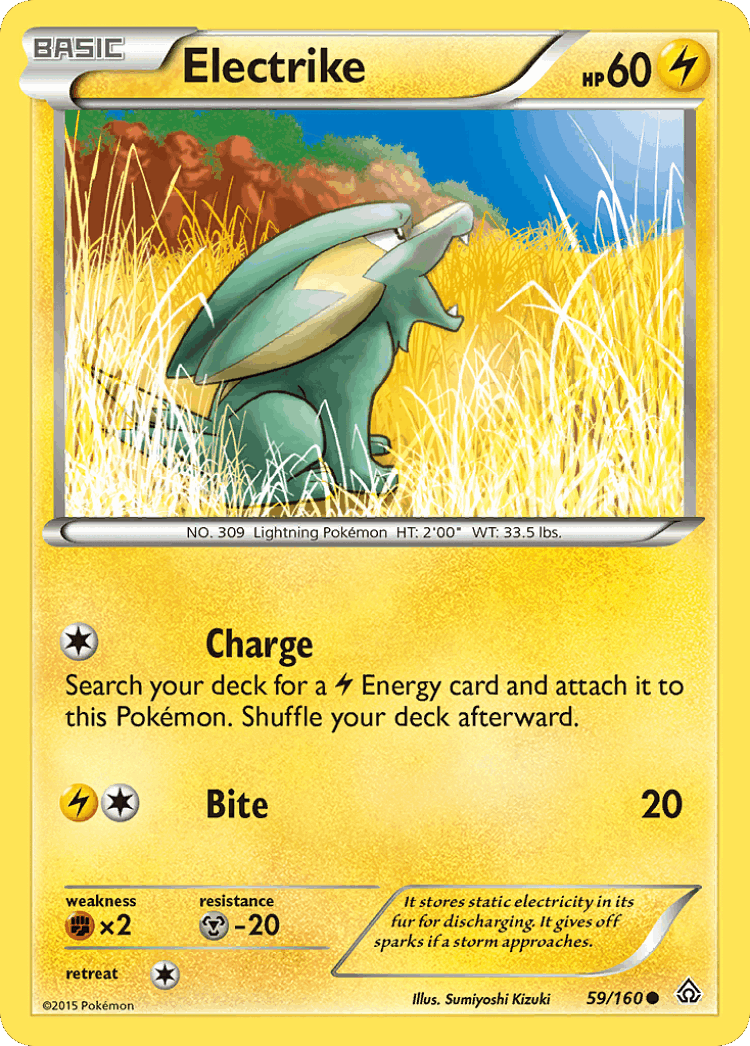 Electrike #59 from Primal Clash - Common - Illustrated by Sumiyoshi Kizuki