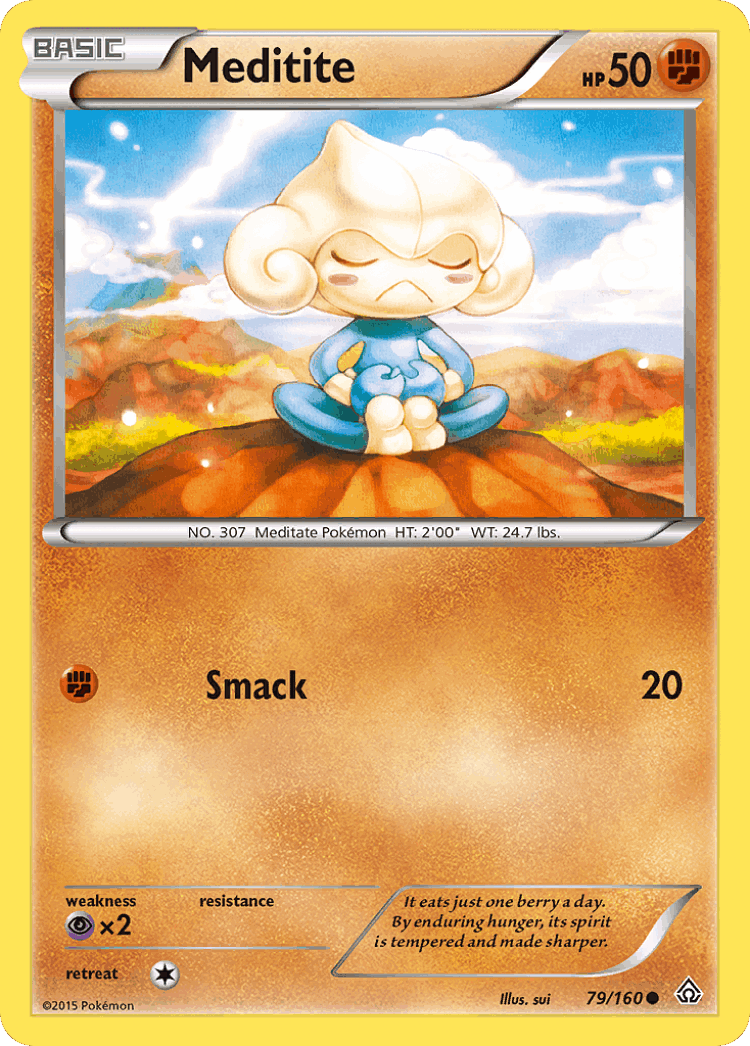 Meditite #79 from Primal Clash - Common - Illustrated by sui