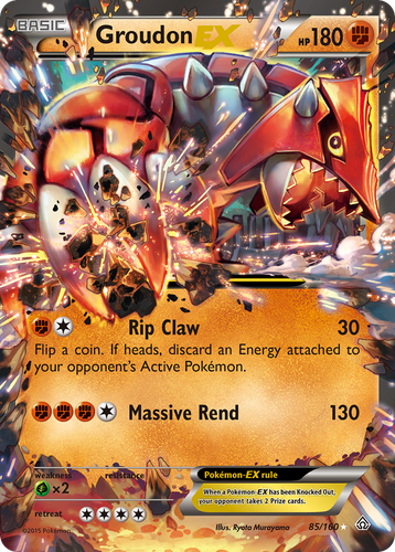 Groudon-EX 85, Primal Clash