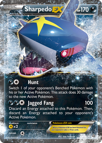 Sharpedo-EX 91, Primal Clash