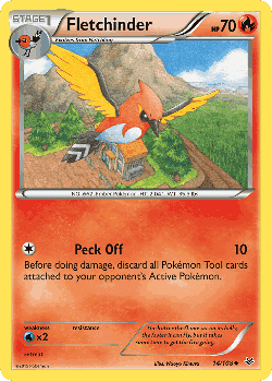 Fletchinder Pokémon TCG card art