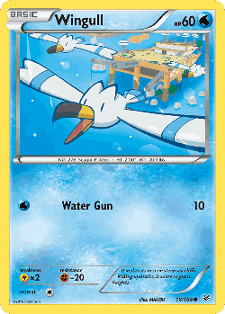Wingull Pokémon TCG card art