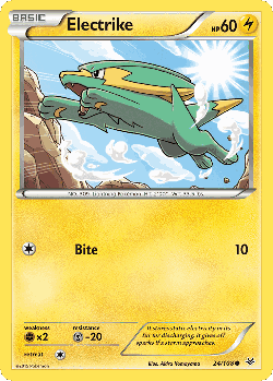 Electrike Pokémon TCG card art