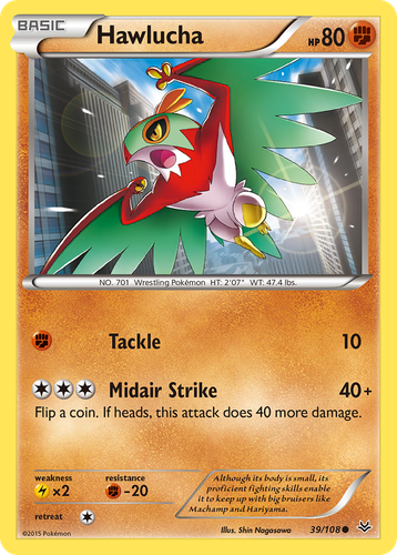 Hawlucha 39, Roaring Skies