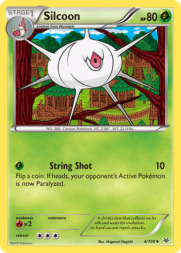Silcoon #4 from Roaring Skies - Uncommon - Illustrated by Shigenori Negishi