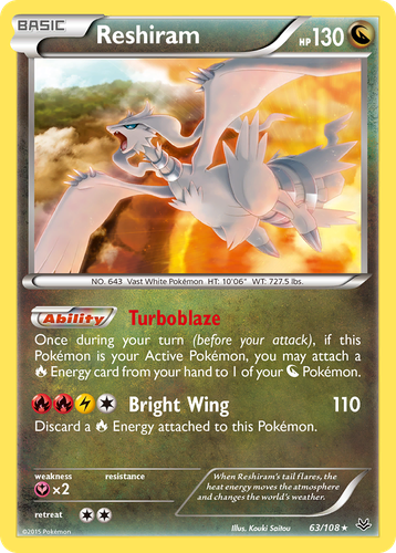 Reshiram 63, Roaring Skies