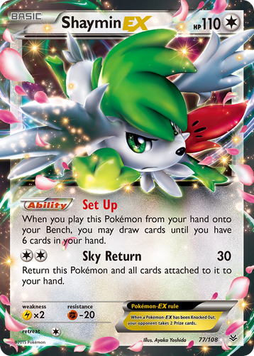 Shaymin-EX 77, Roaring Skies