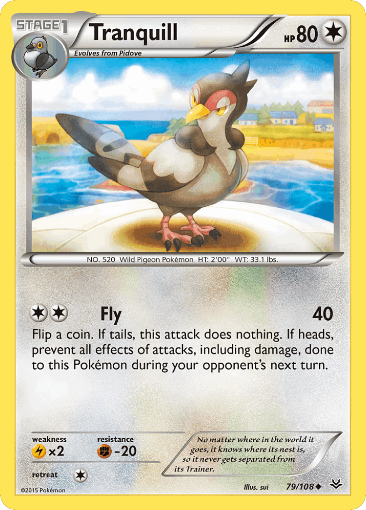 Tranquill #79 from Roaring Skies - Uncommon - Illustrated by sui