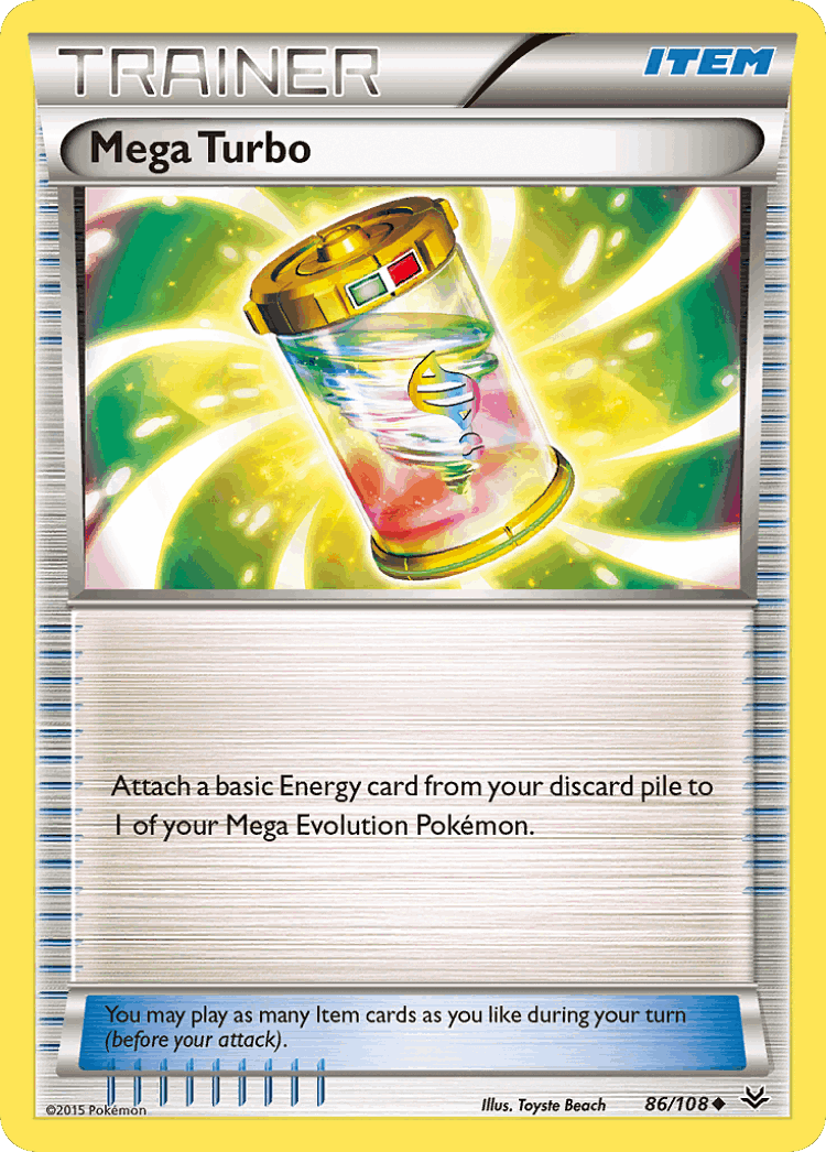 Mega Turbo #86 from Roaring Skies - Uncommon - Illustrated by Toyste Beach