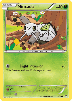 Nincada Pokémon TCG card art