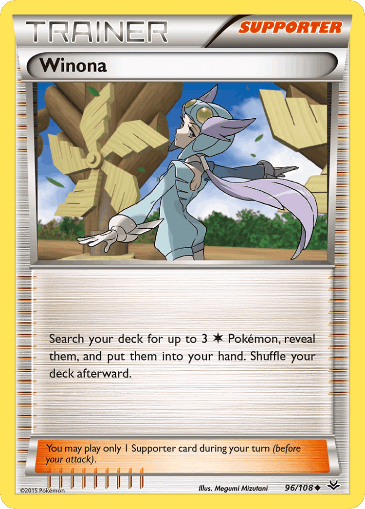 Winona #96 from Roaring Skies - Uncommon - Illustrated by Megumi Mizutani