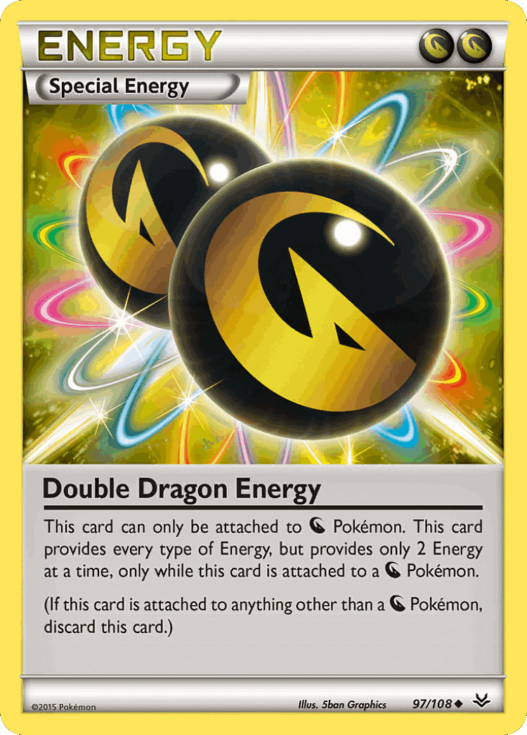 Double Dragon Energy #97 from Roaring Skies - Uncommon - Illustrated by 5ban Graphics