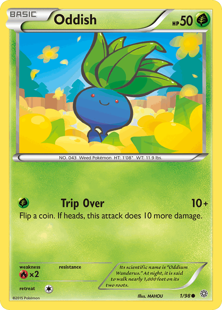 Oddish #1 from Ancient Origins - Common - Illustrated by MAHOU