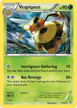 Vespiquen Pokémon TCG card art