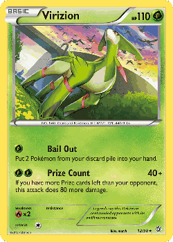 Virizion Pokémon TCG card art