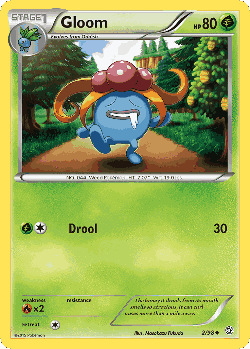 Gloom Pokémon TCG card art