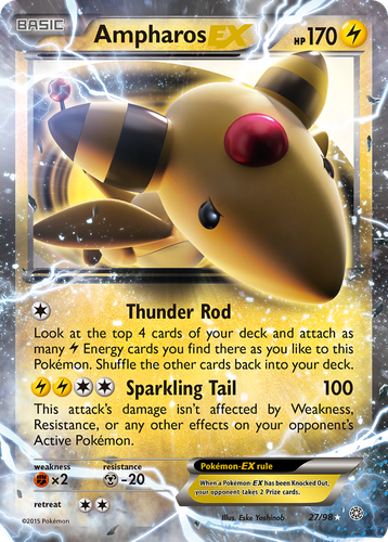 Ampharos-EX 27, Ancient Origins