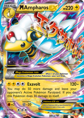 M Ampharos-EX 28, Ancient Origins