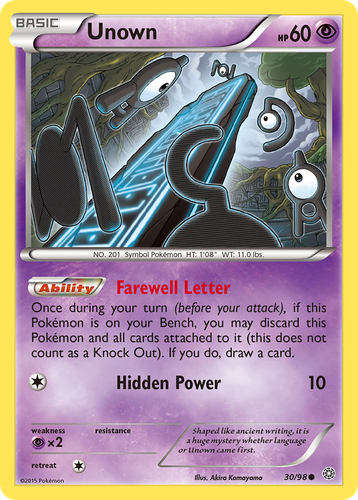 Unown 30, Ancient Origins