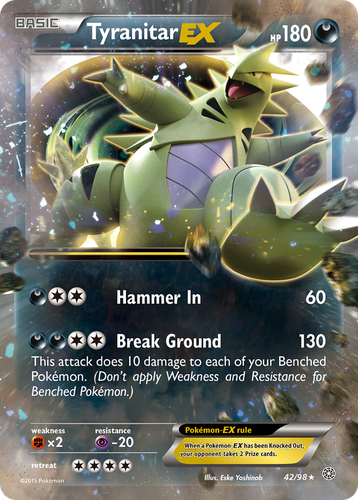 Tyranitar-EX 42, Ancient Origins