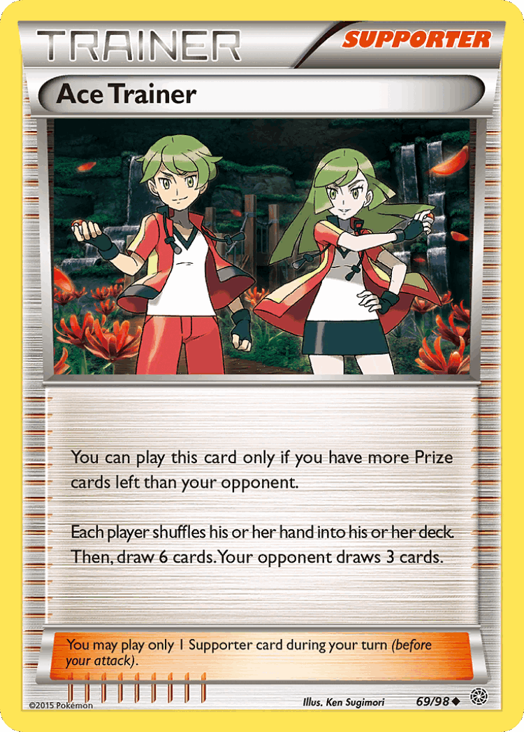 Ace Trainer #69 from Ancient Origins - Uncommon - Illustrated by Ken Sugimori