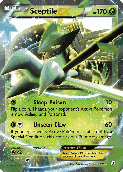 Sceptile-EX Pokémon TCG card art