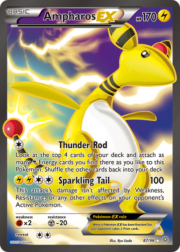 Ampharos-EX 87, Ancient Origins