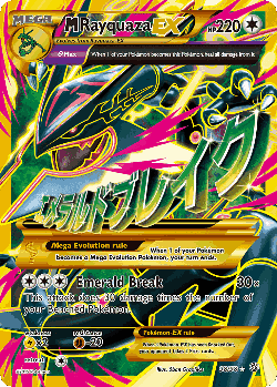 M Rayquaza-EX card art