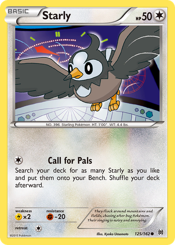 Starly #125 from BREAKthrough - Common - Illustrated by Kyoko Umemoto