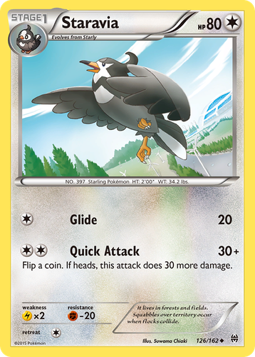 Staravia #126 from BREAKthrough - Uncommon - Illustrated by Suwama Chiaki