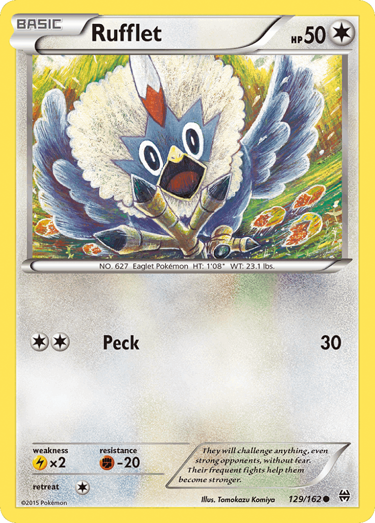 Rufflet #129 from BREAKthrough - Common - Illustrated by Tomokazu Komiya