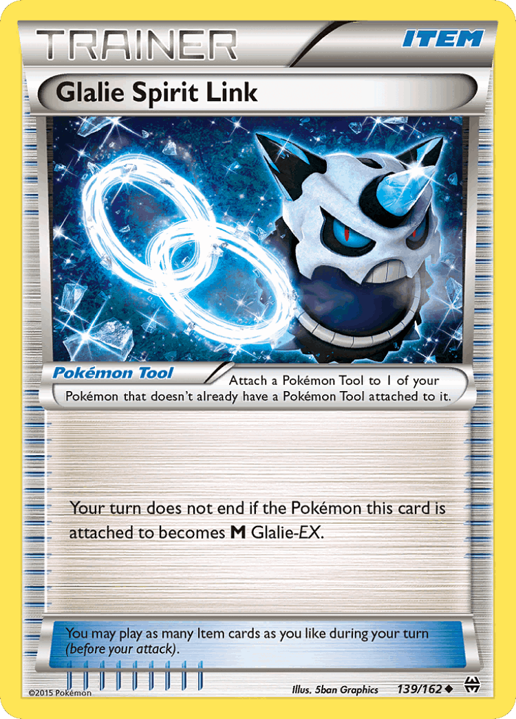 Glalie Spirit Link #139 from BREAKthrough - Uncommon - Illustrated by 5ban Graphics