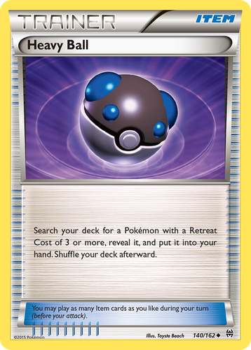Heavy Ball #140 from BREAKthrough - Uncommon - Illustrated by Toyste Beach