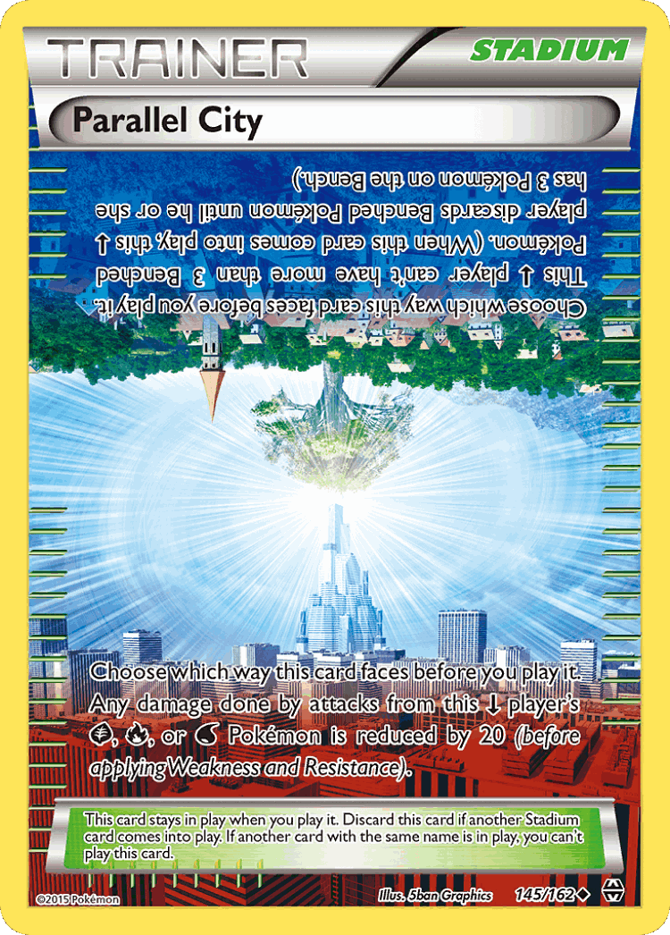 Parallel City #145 from BREAKthrough - Uncommon - Illustrated by 5ban Graphics