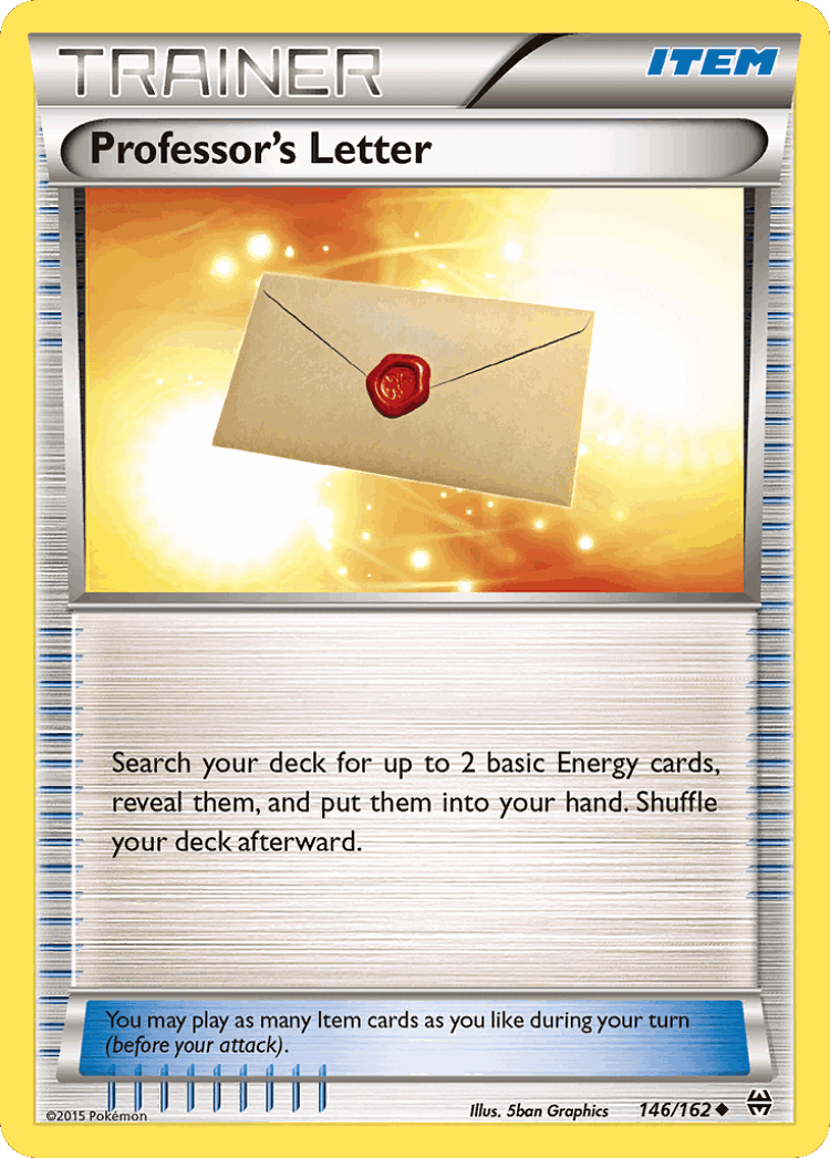 Professor's Letter #146 from BREAKthrough - Uncommon - Illustrated by 5ban Graphics
