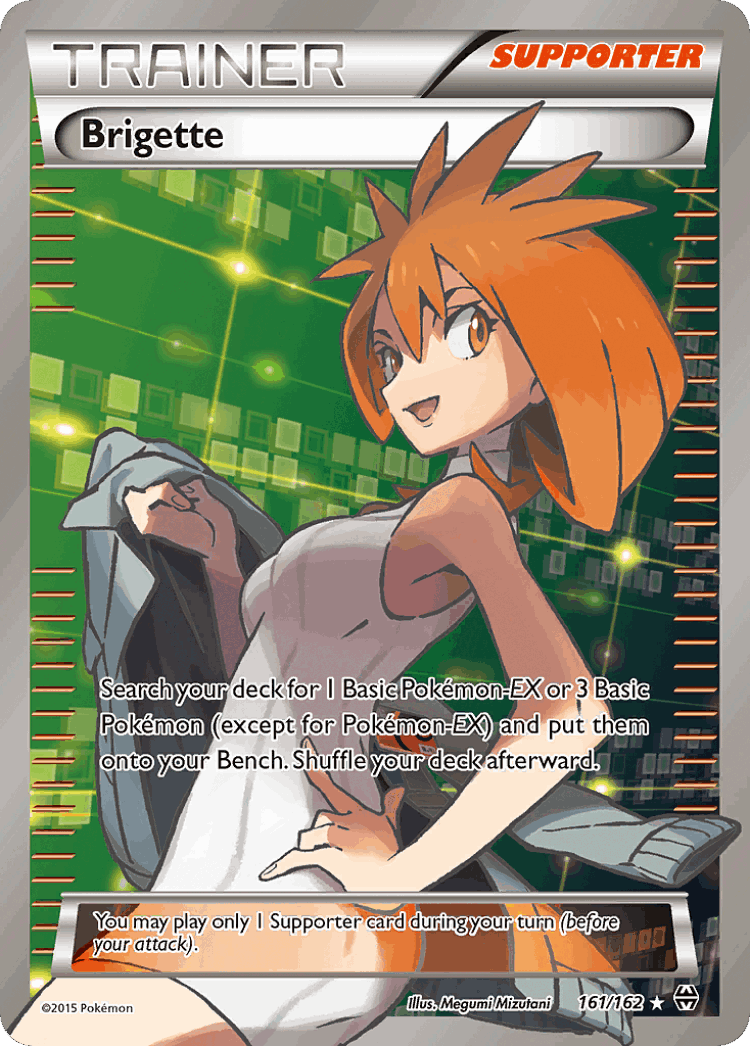 Brigette #161 from BREAKthrough - Rare Ultra - Illustrated by Megumi Mizutani