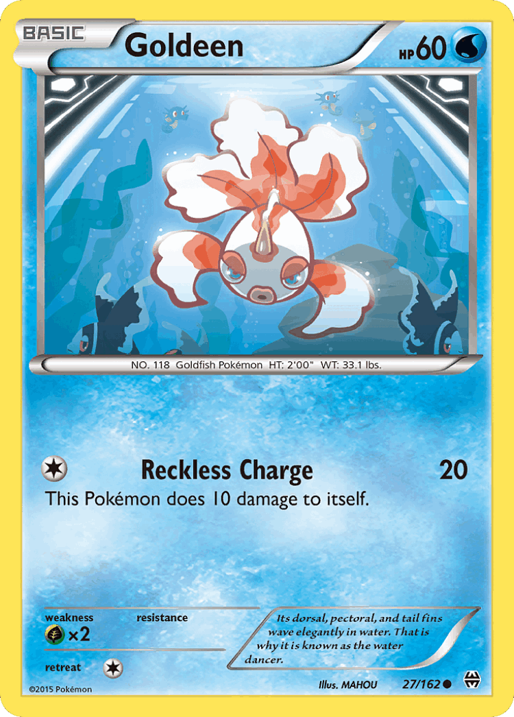 Goldeen #27 from BREAKthrough - Common - Illustrated by MAHOU