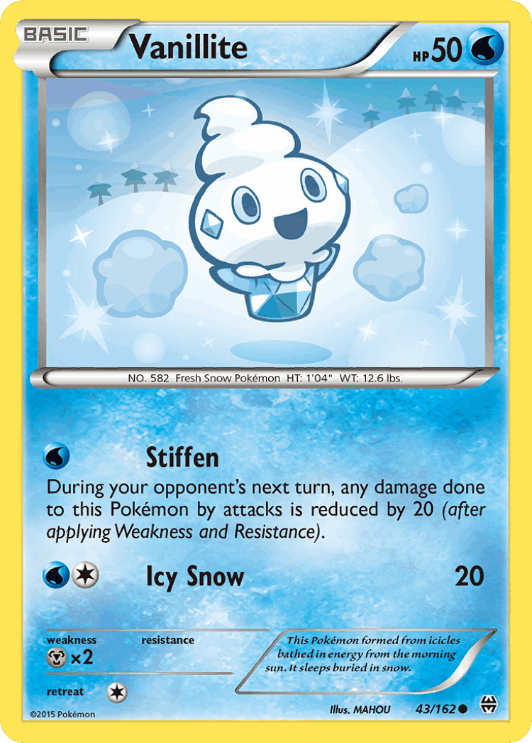 Vanillite #43 from BREAKthrough - Common - Illustrated by MAHOU